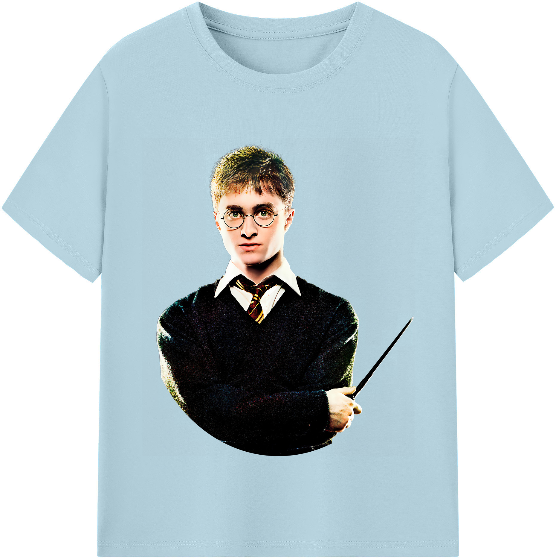 （画像用） Harry Potter ハリー・ポッターシリーズ 綿100％半袖Tシャツ（フロントプリント）